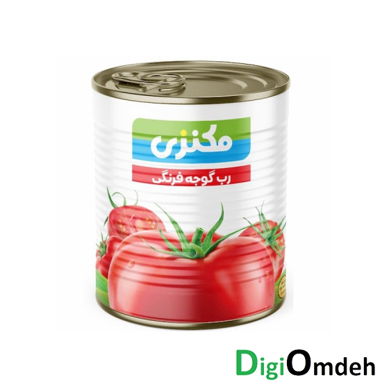 رب گوجه فرنگی قوطی مکنزی 800 گرم (قیمت مصرف 45 ت)